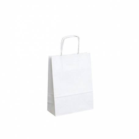 Papírová taška bílá ExtraTWIST PT15ET - 18x8x24