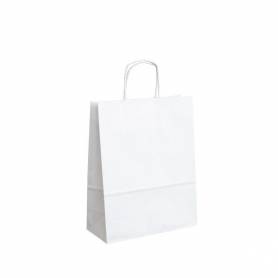 Papírová taška bílá ExtraTWIST PT16ET - 22x10x28