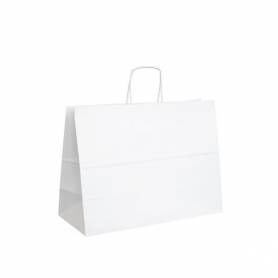 Papírová taška bílá ExtraTWIST PT24ET - 35x14x26