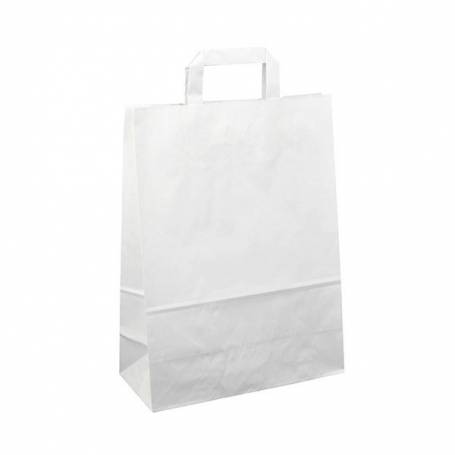 Papírová taška bílá Topcraft PT26 - 26x14x36 cm