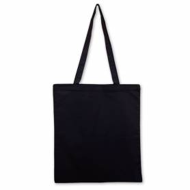 Bavlněná taška černá BT01BLK - 140g - 38x42 cm