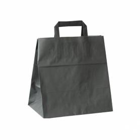 Papírová taška tmavě šedá Takeaway PT31 - 26x18x27 cm