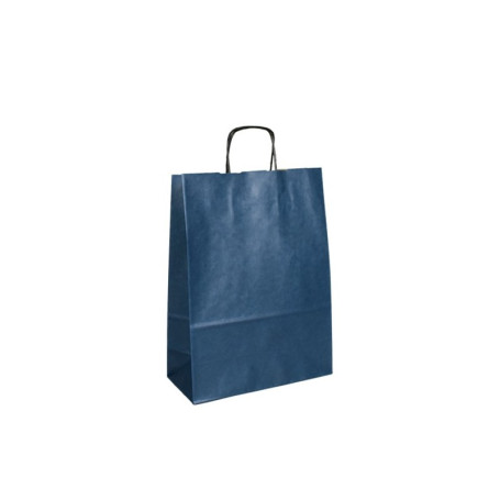 Papírová taška modrá ExtraTWIST PTBT01 - 24x11x31 cm